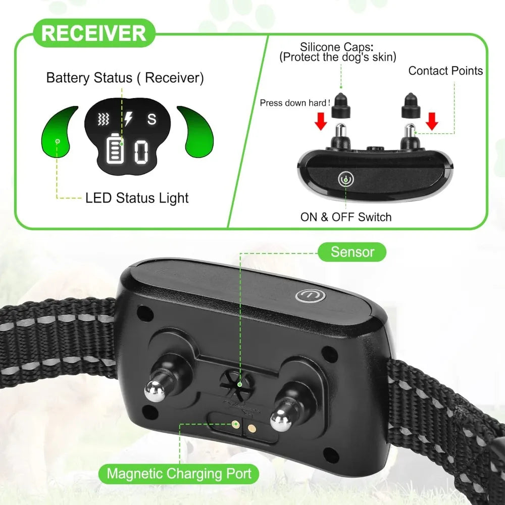 Dog Training Collar with Mini Remote