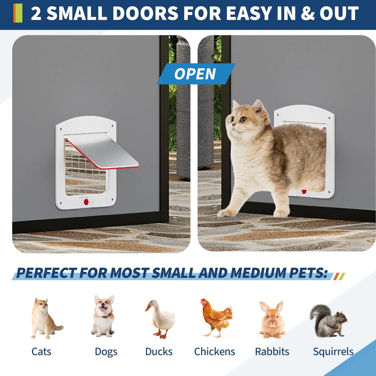 Aluminum Outdoor Catio Enclosure For Multiple Cats