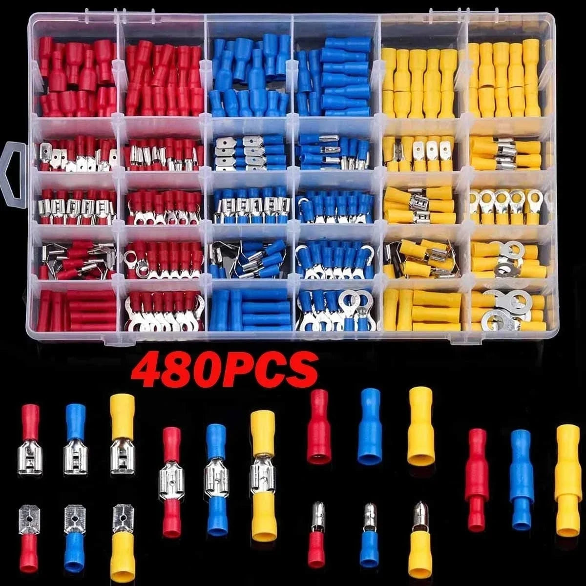 300PCS Wire Connector Kit Male Female