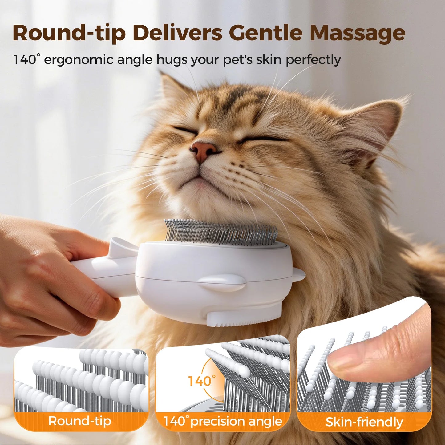 Shedding Steam Pet Brush