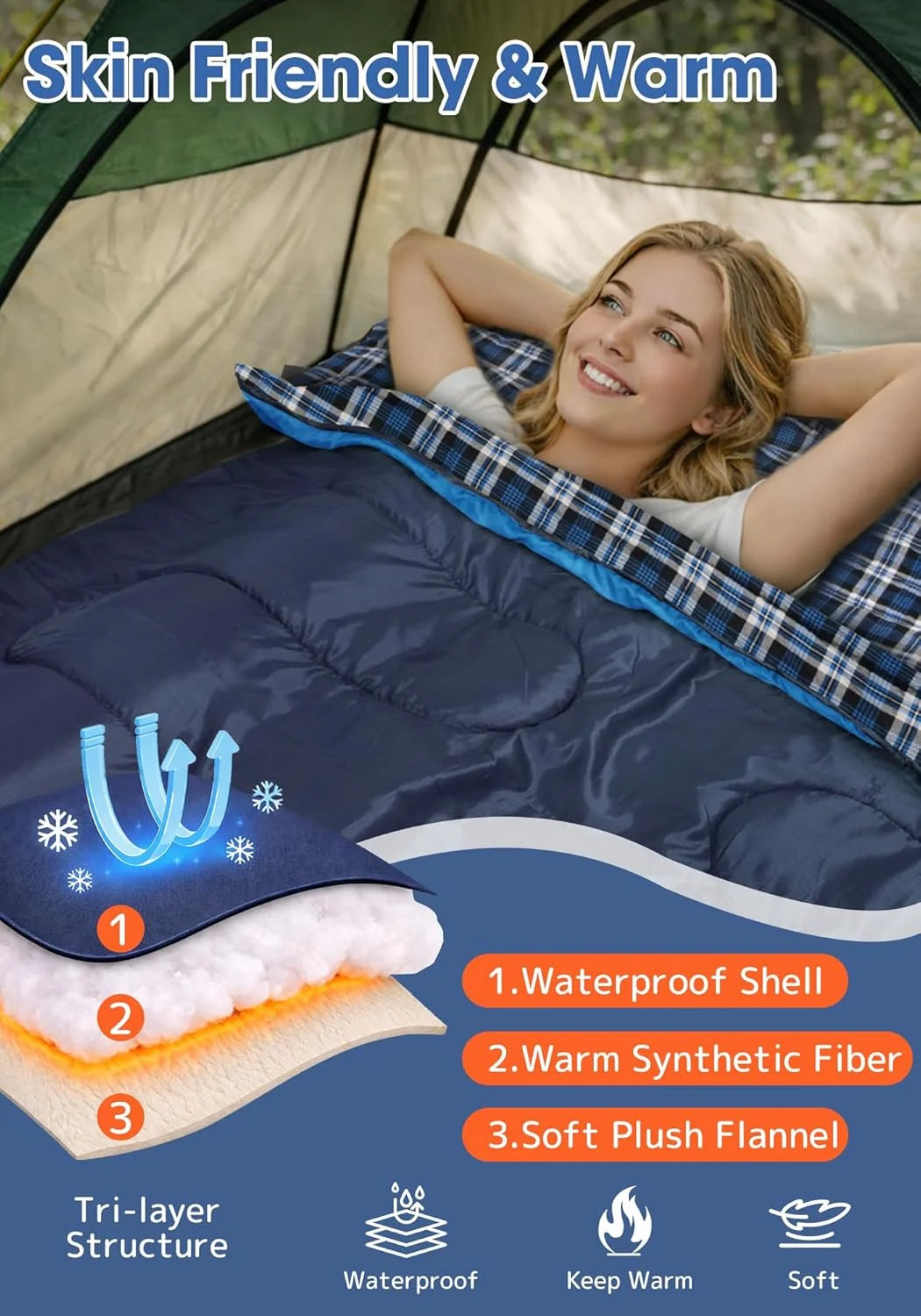Queen Size Double Sleeping Bag