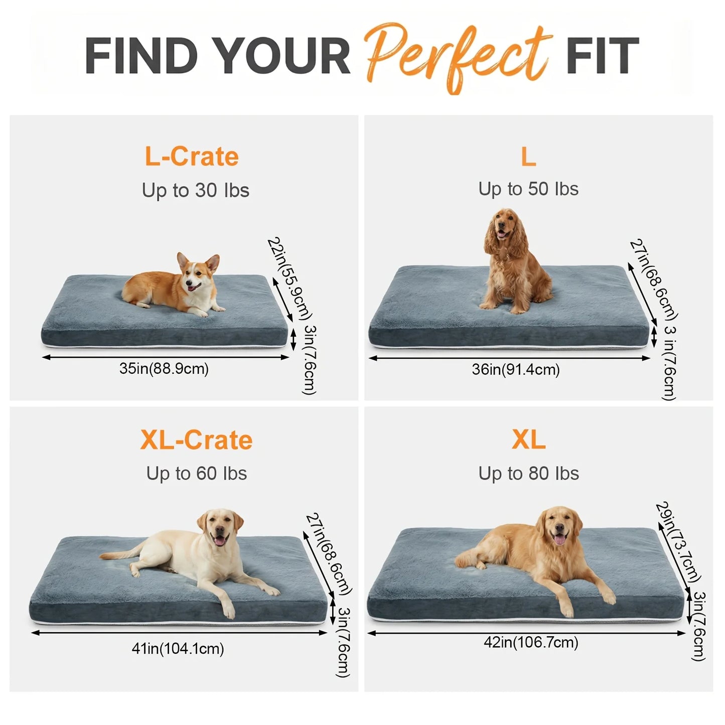 Orthopedic Dog Bed for Large Dogs