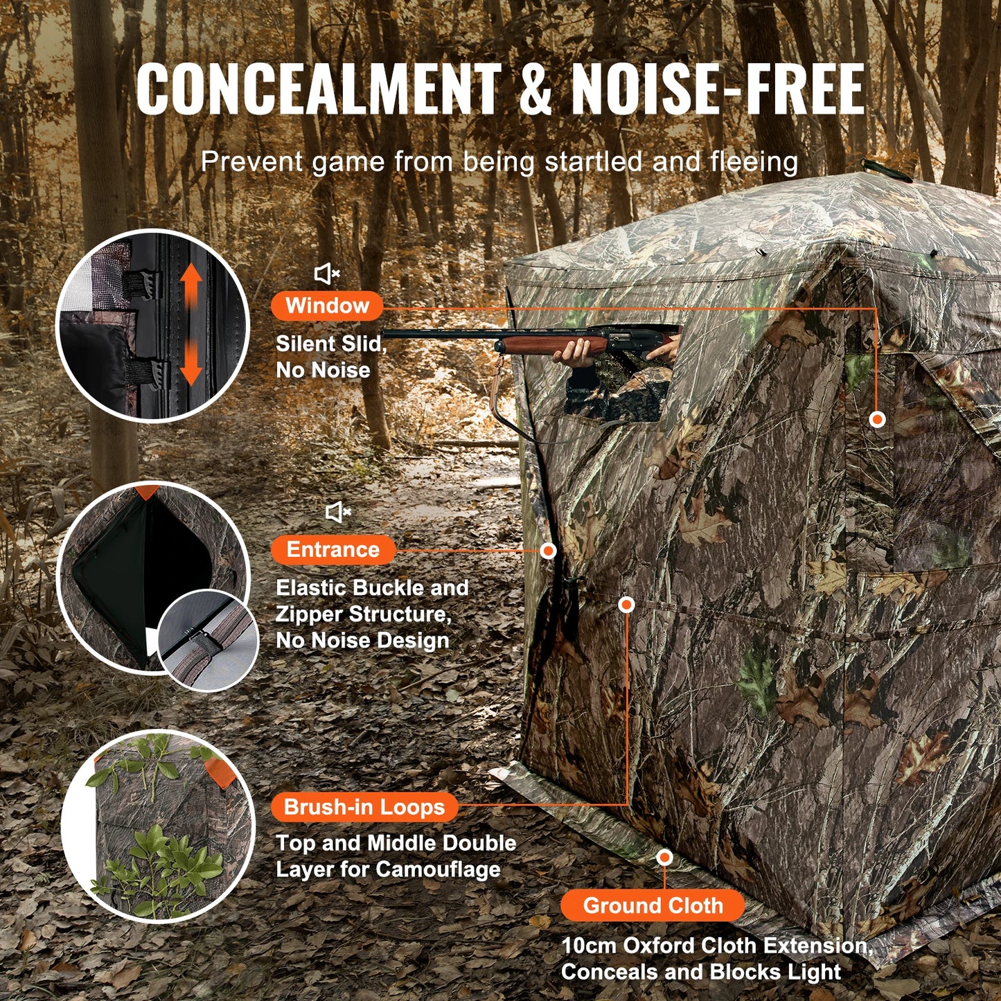 Hunting Blind, 270° See Through , 2-3 Person