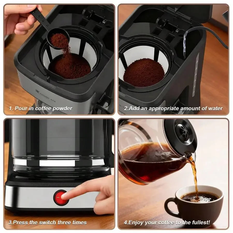 12-Cup Drip Coffee Maker
