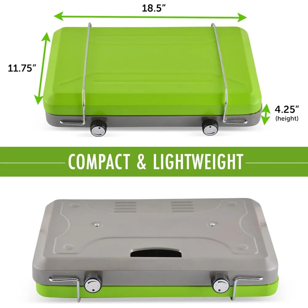 Dual Burner Portable Camping Stove