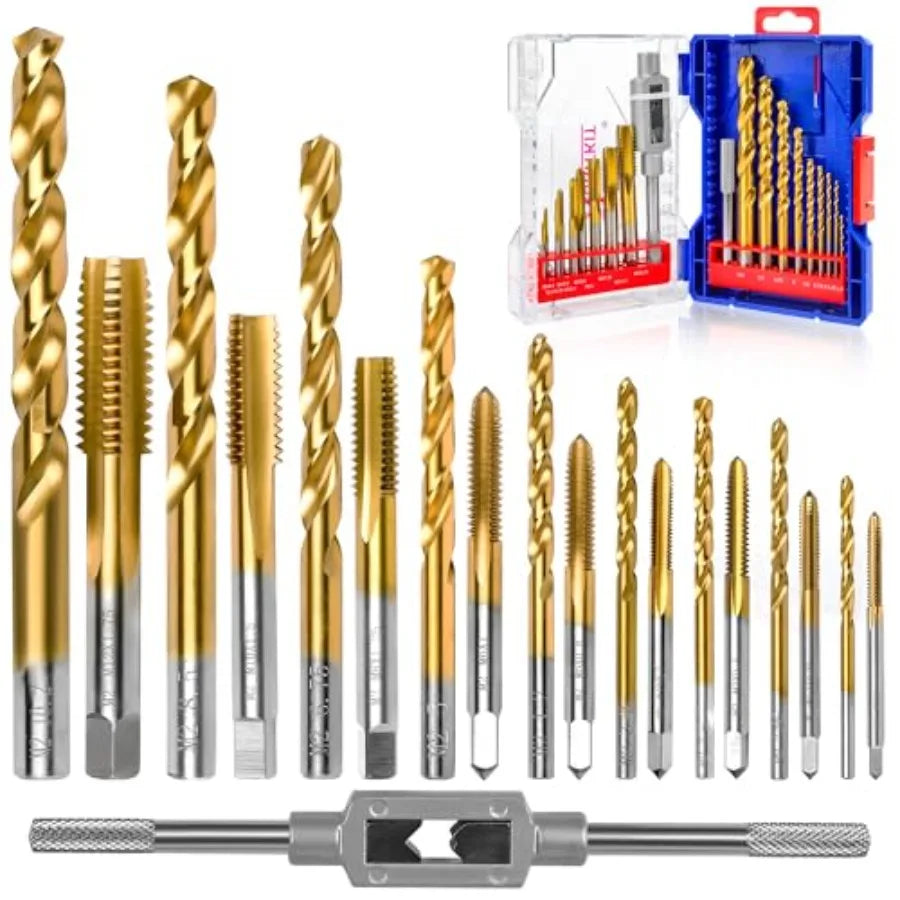 Metric Drill and Tap Set with 1Pc Tap Wrench