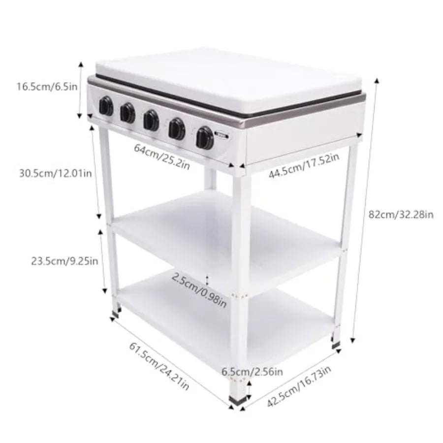 Camping Stove, 5 Burner Propane