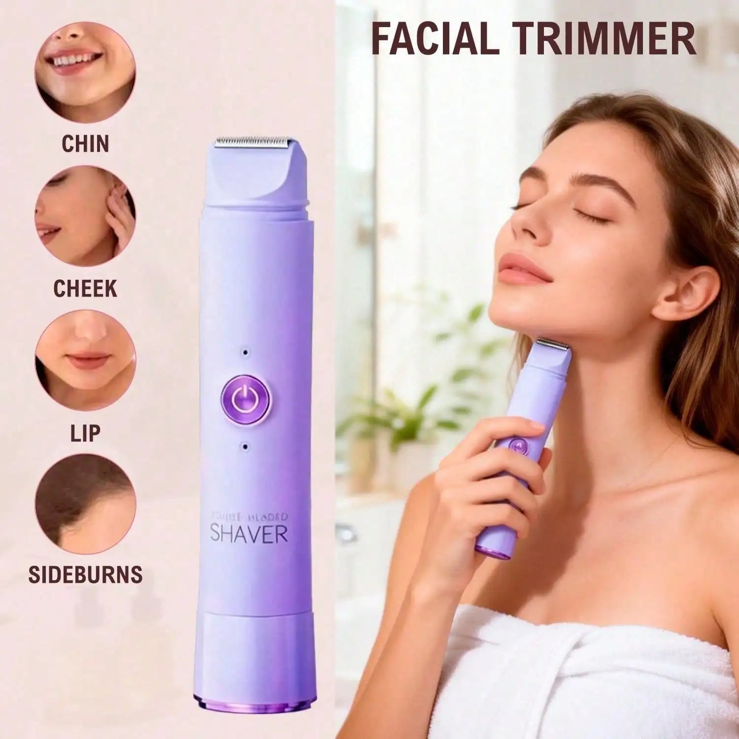2 In 1 Electric Shaver For Women Epilator
