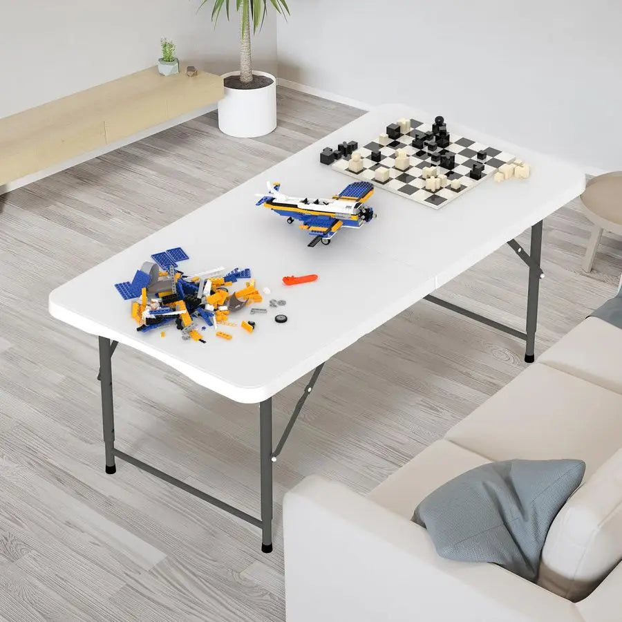 4 FT Plastic Folding Camping Table