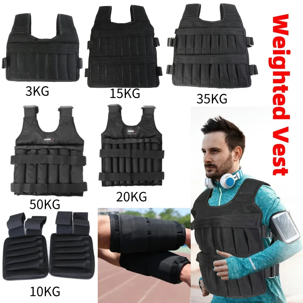 Workout Weight Jacket Adjustable