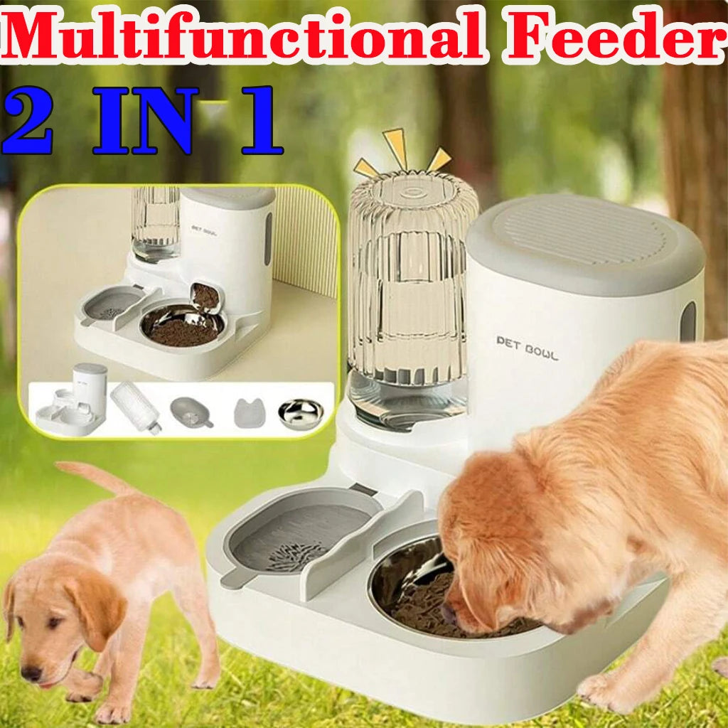 Pet Feeder and Water Dispenser