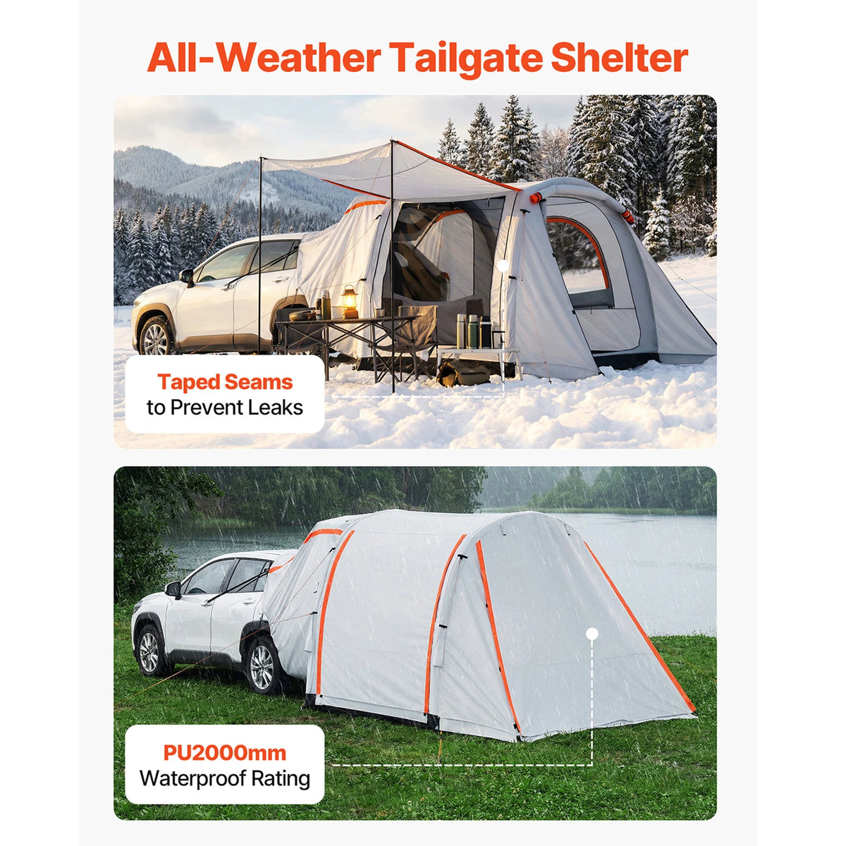 Inflatable SUV Tent with Awning