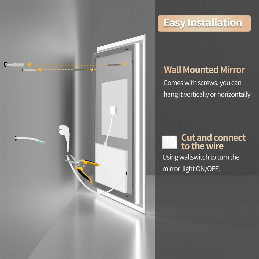 LED Bathroom Mirror 3 Size