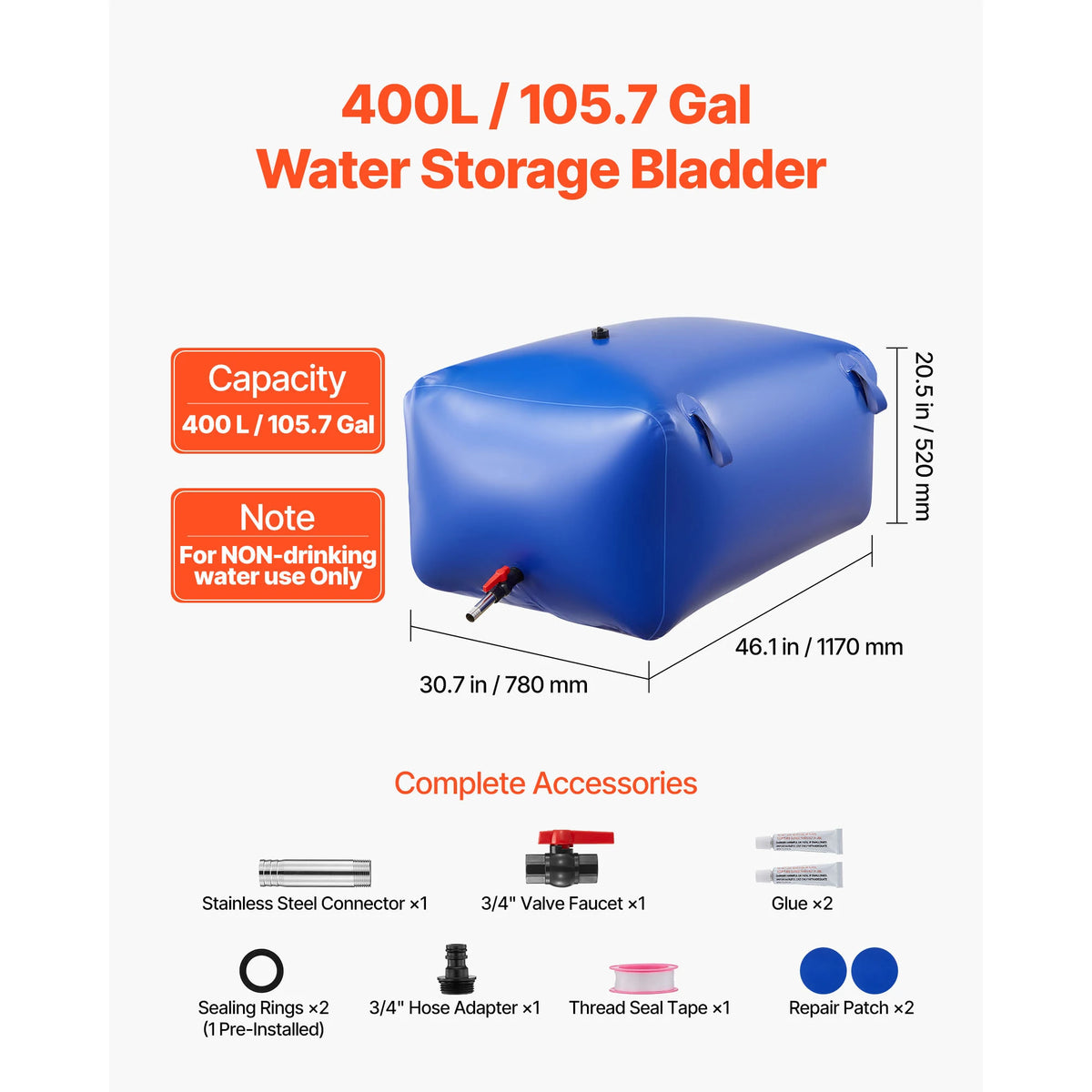Water Storage Bladder