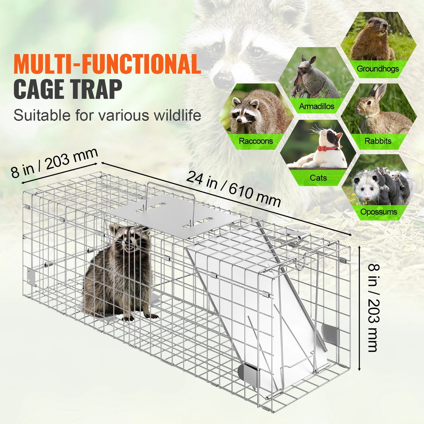 Live Animal Cage Trap