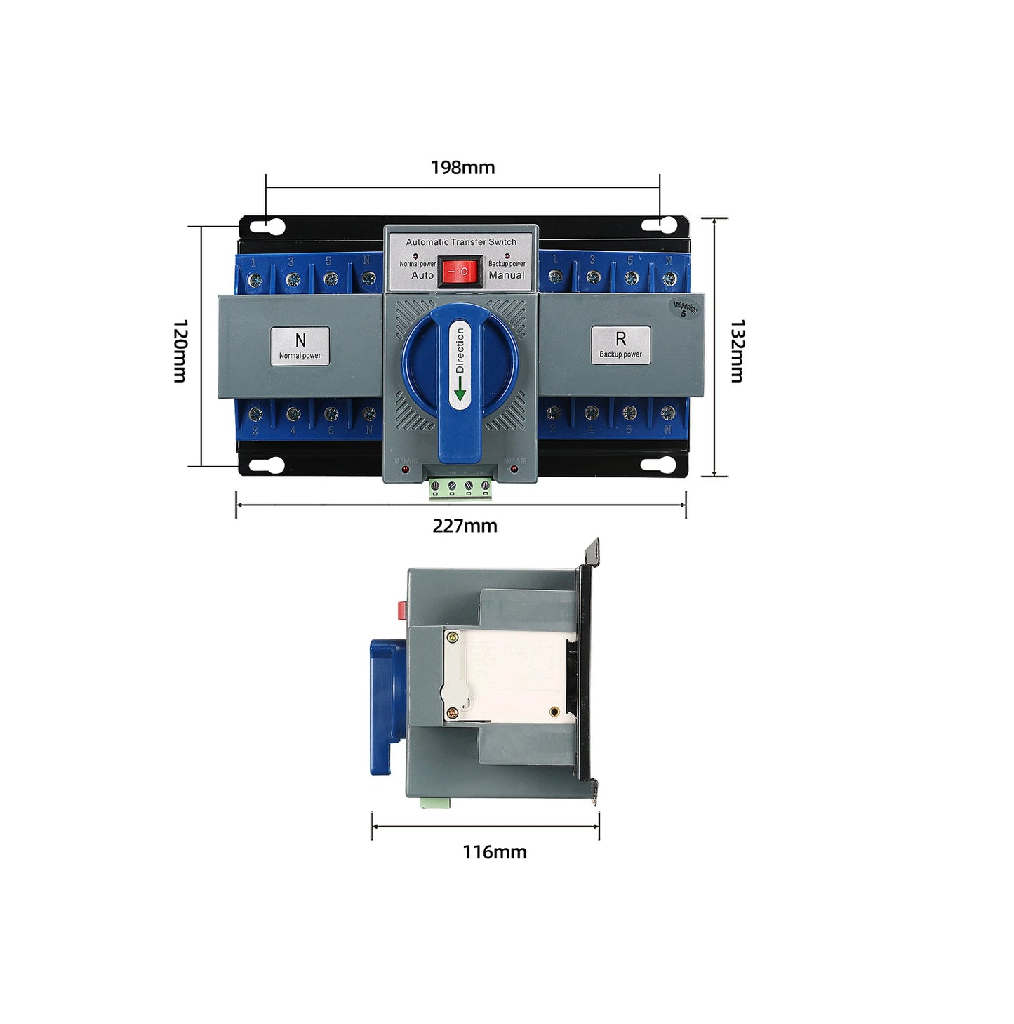 Dual Power Automatic Transfer Switch kit 63 A