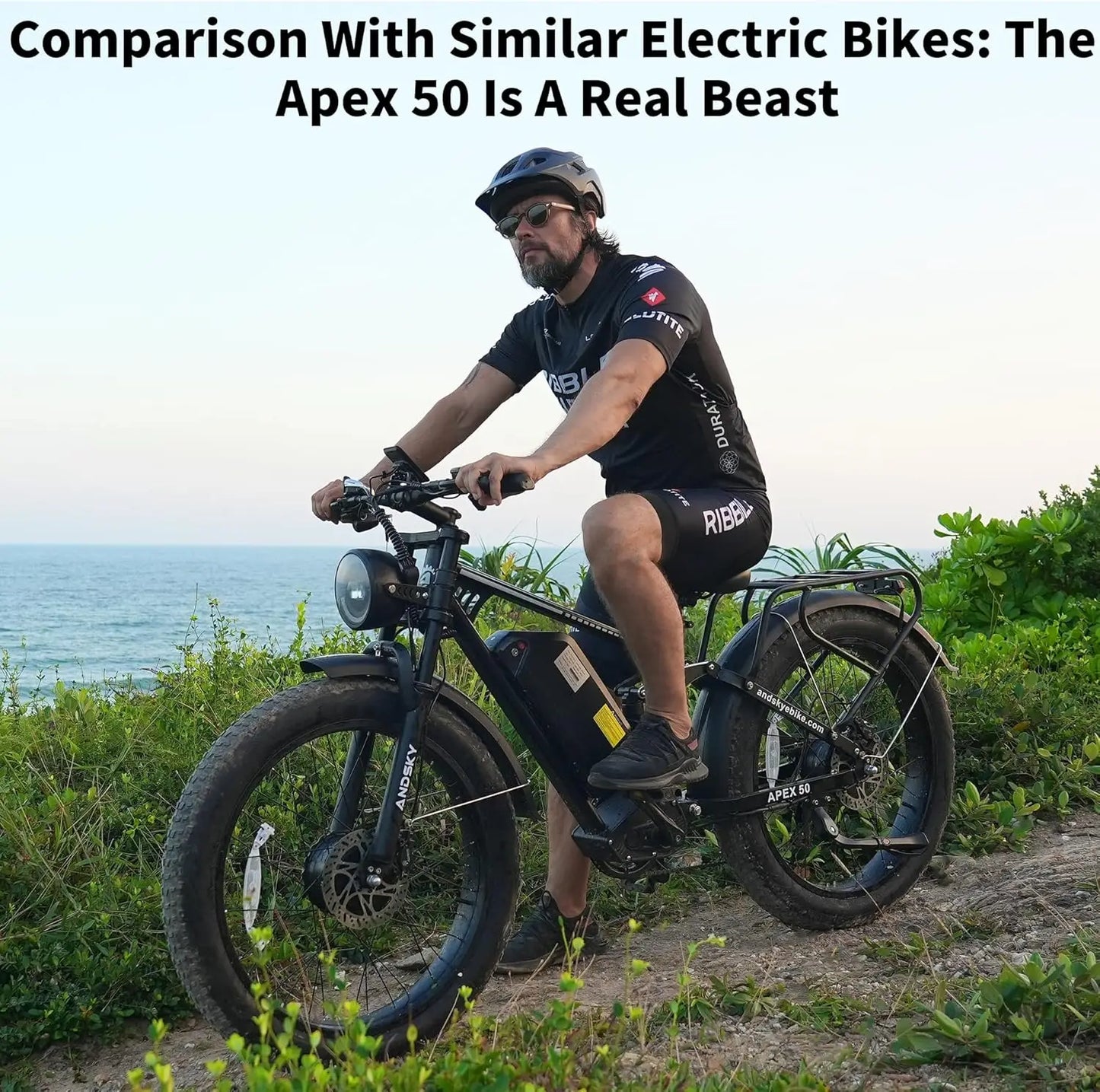 AWD Dual Motor Electric Bike 26"x4" Fat Tire
