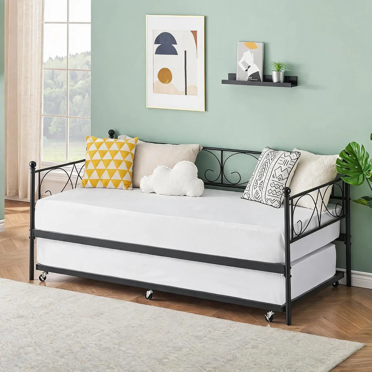 Sofa with Pull-Out Trundle Bed