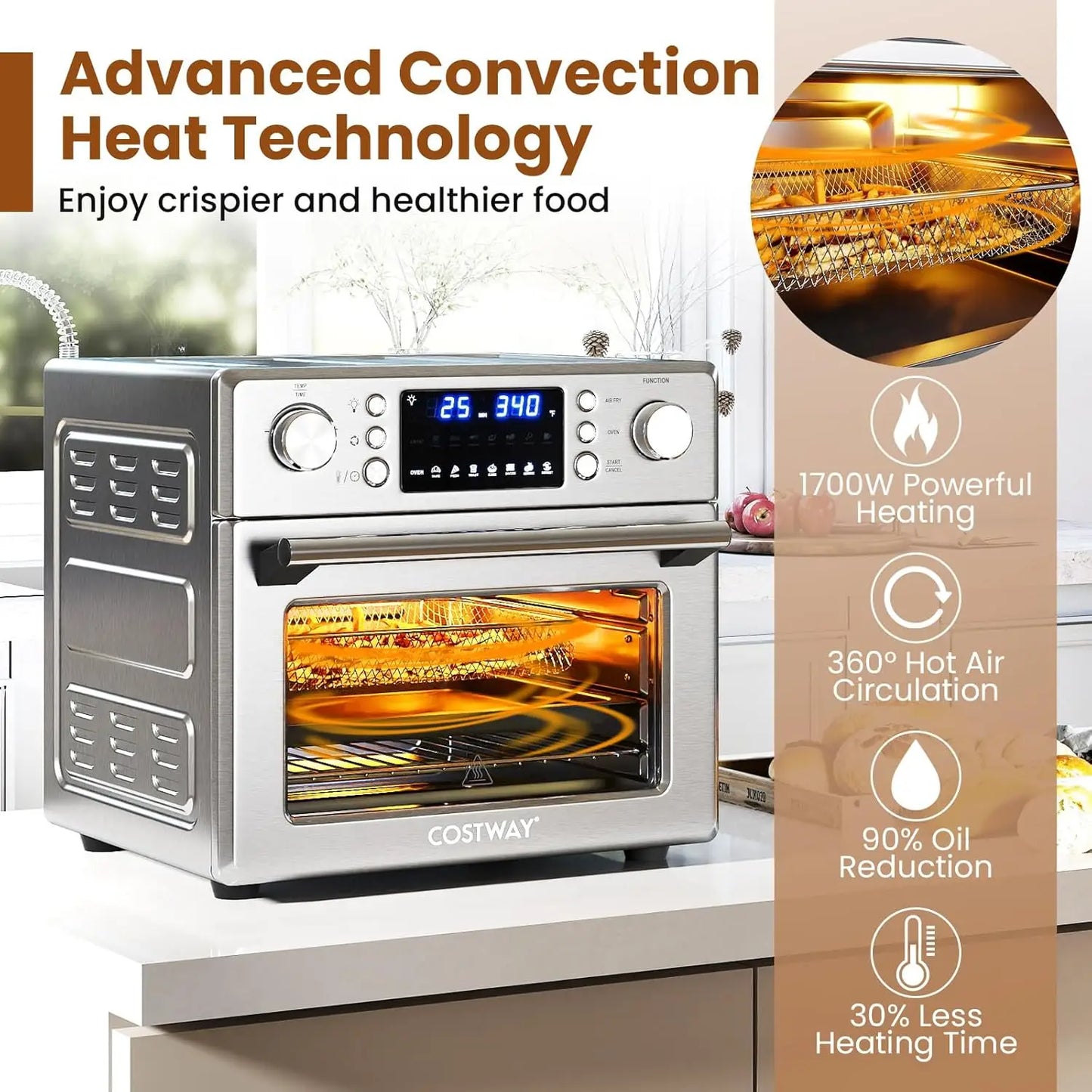 Air Fryer Toaster Oven 26QT