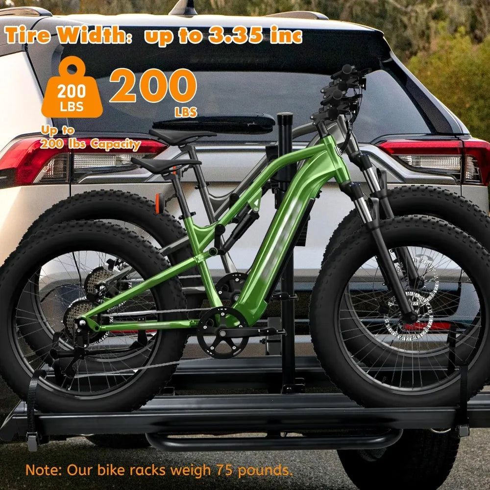 2 EBike Rack With Ramp, 200 Lbs Max