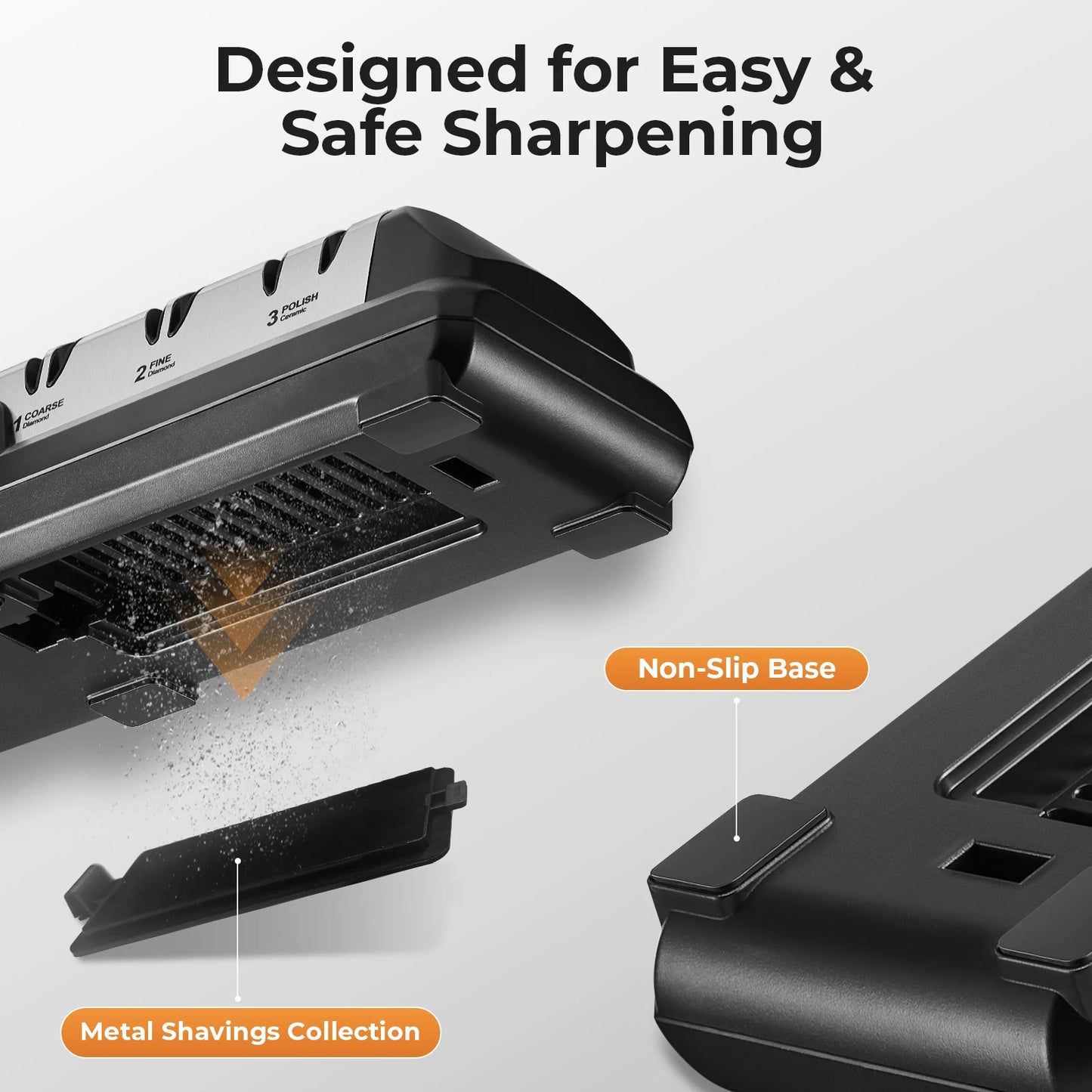 3-Stage Electric Knife Sharpener