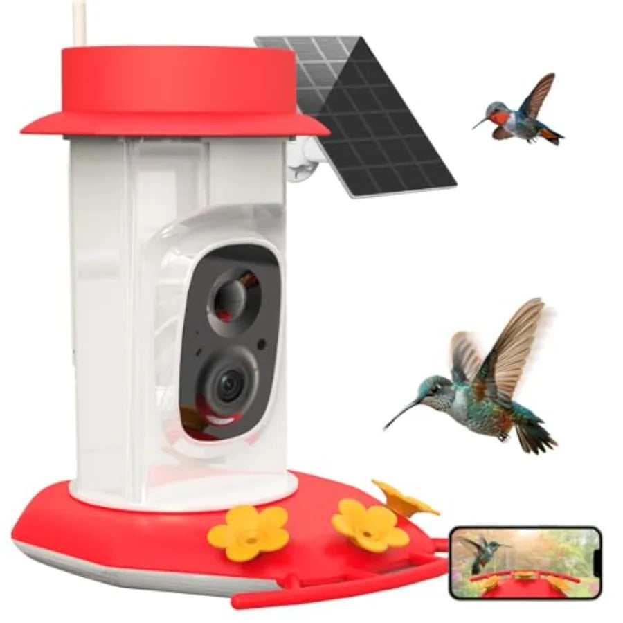 Hummingbird Feeder with Camera
