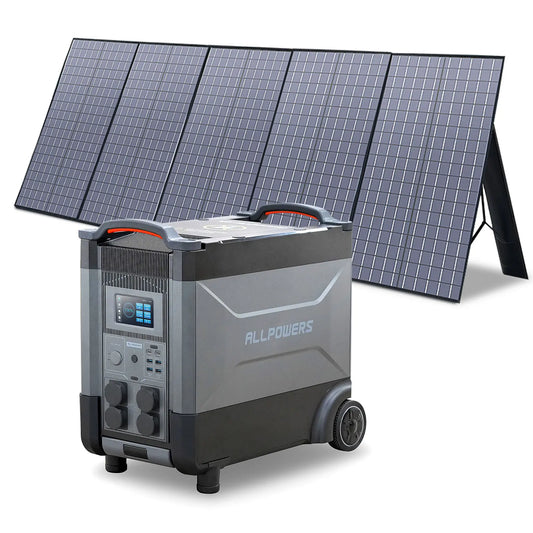 4000W Solar Generator with 400W Solar Panel