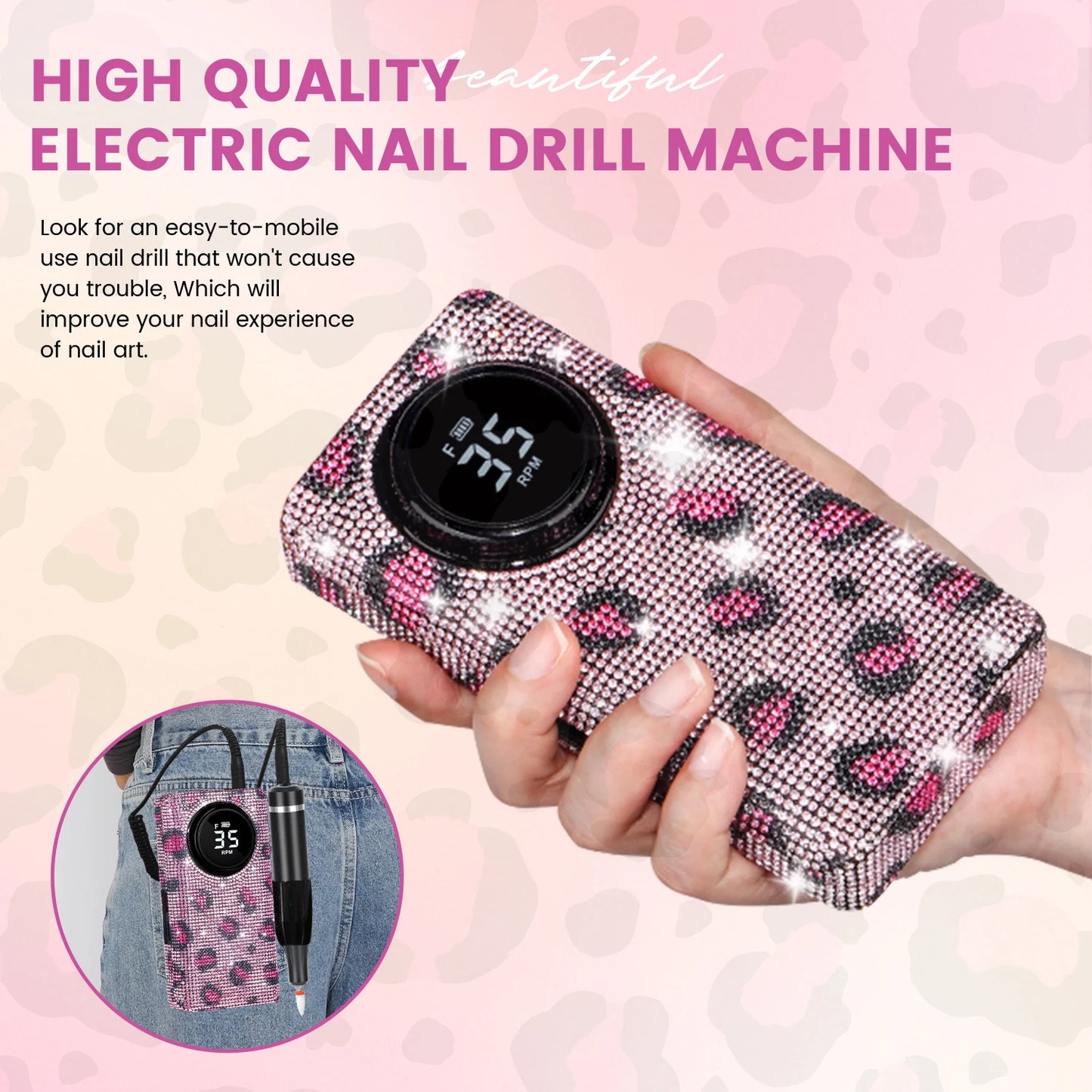 Electric Nail Drill/File 35000RPM