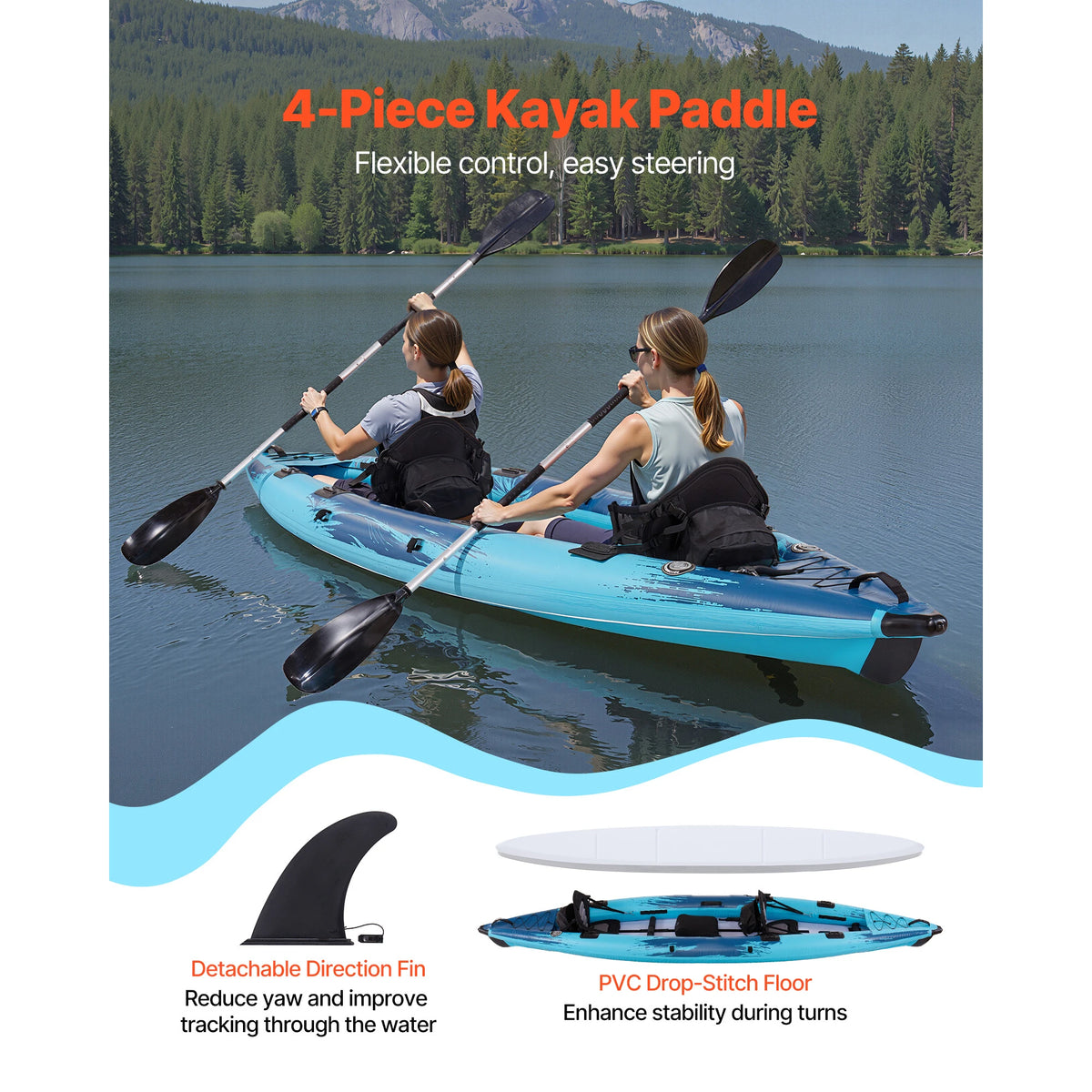 Inflatable Kayak 2-Person