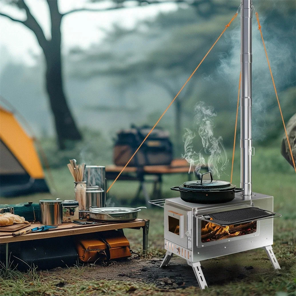 Hot Tent  Wood Burning Stove