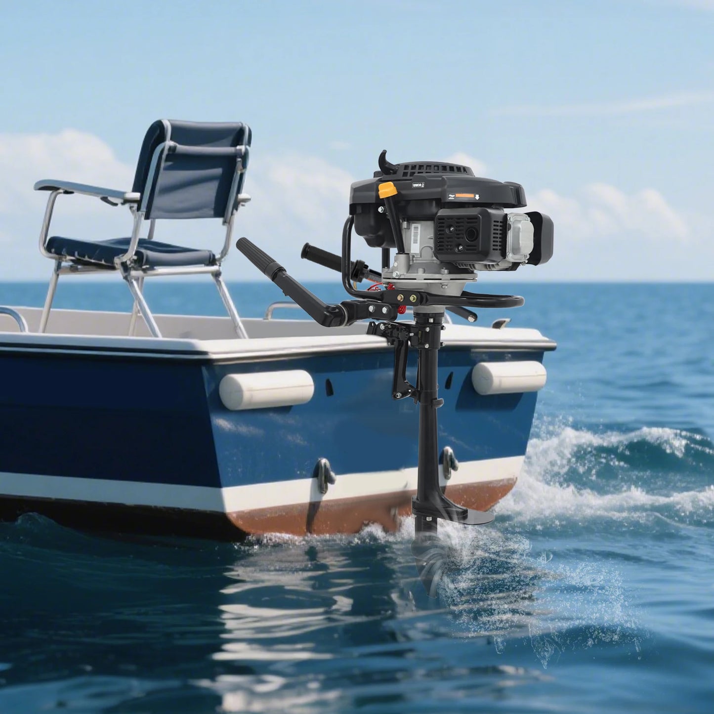 224cc 9HP Four Stroke Outboard Motor