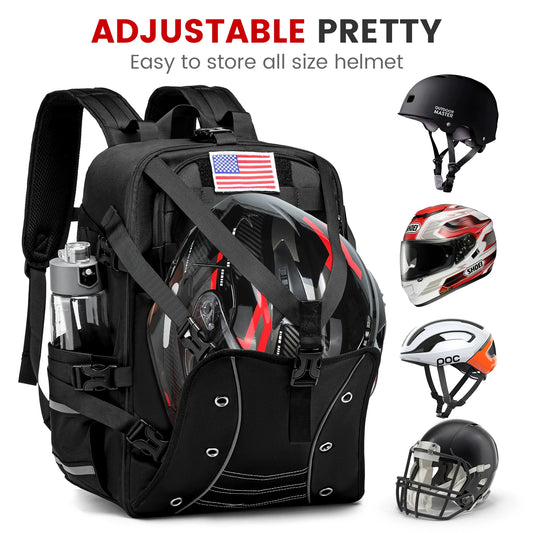 Motorcycle Helmet Backpack