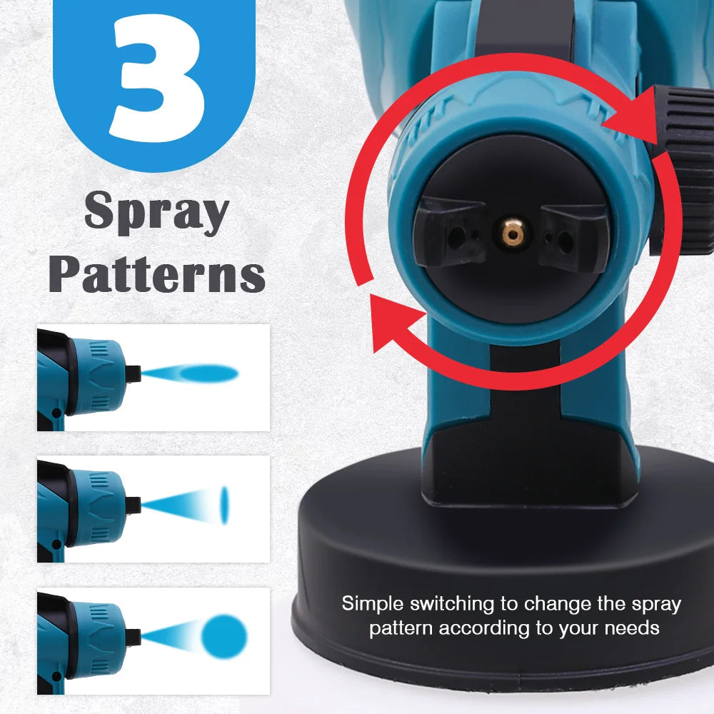 HVLP Paint Sprayer Cordless w/21V Battery