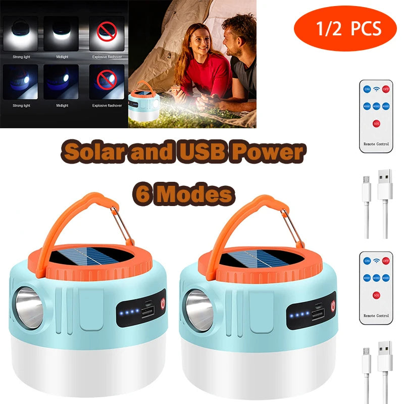Powerful Solar LED Camping Lamp