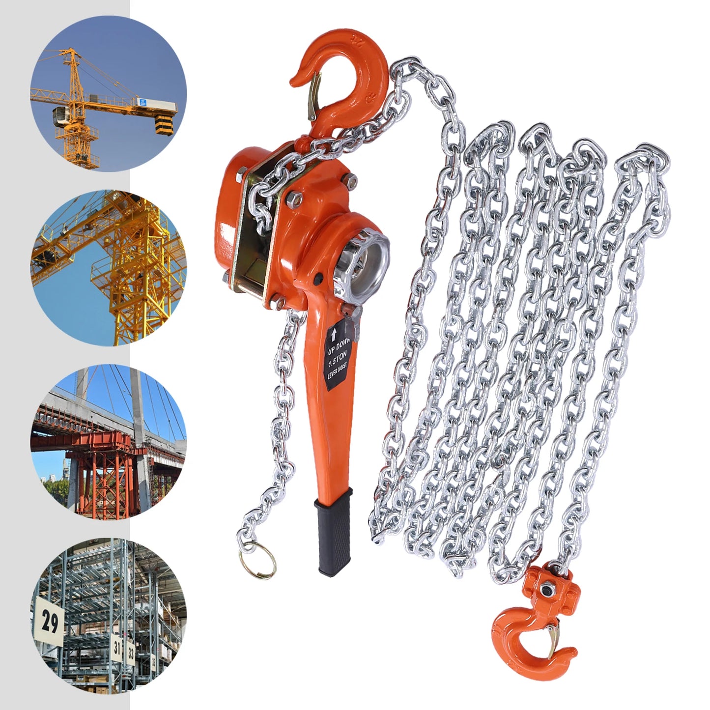 1.5T Manual Chain Lever Hoist