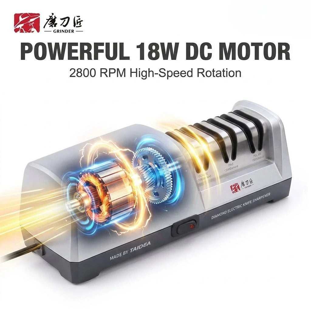 3-Stage Electric Diamond Knife Sharpener