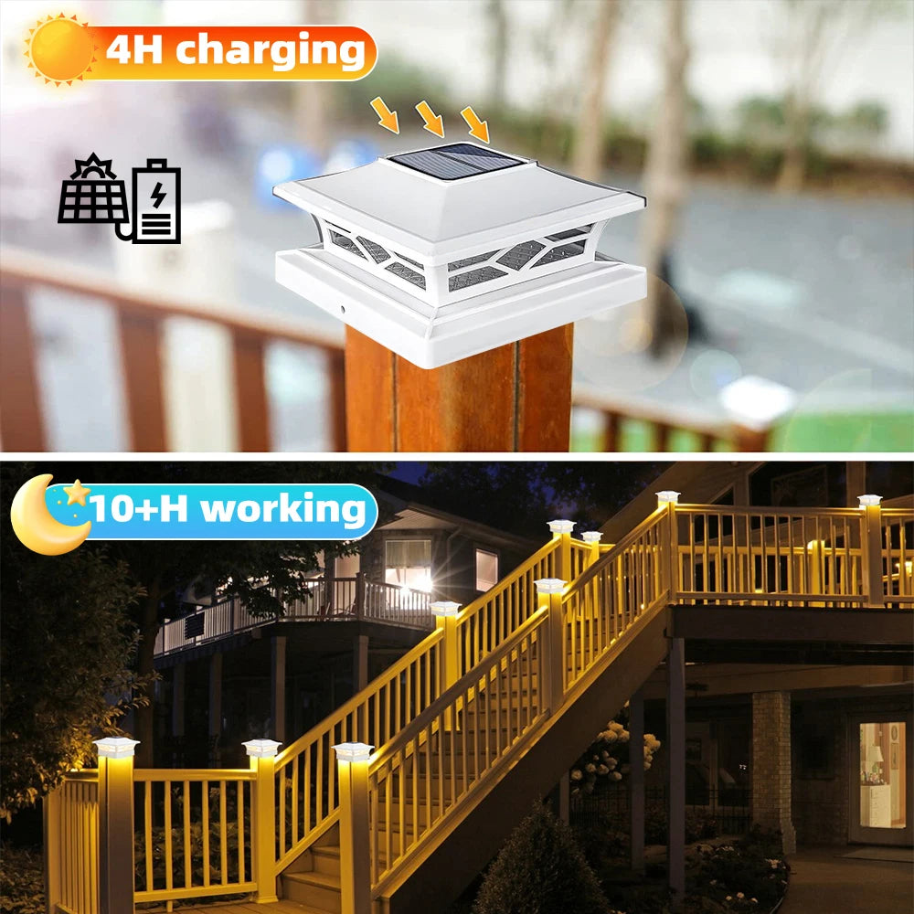 Solar Post Cap Light