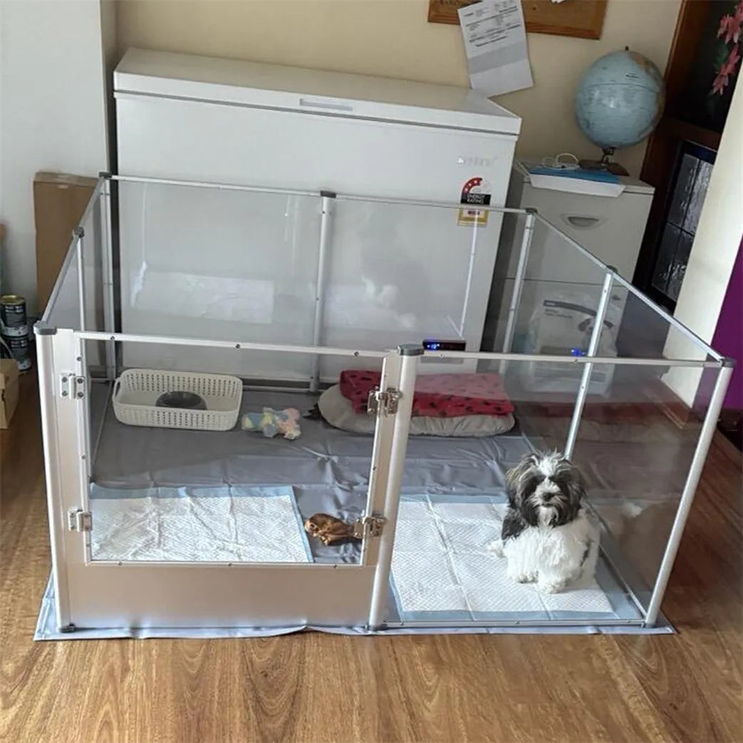 1Pc Large Acrylic Dog Playpen