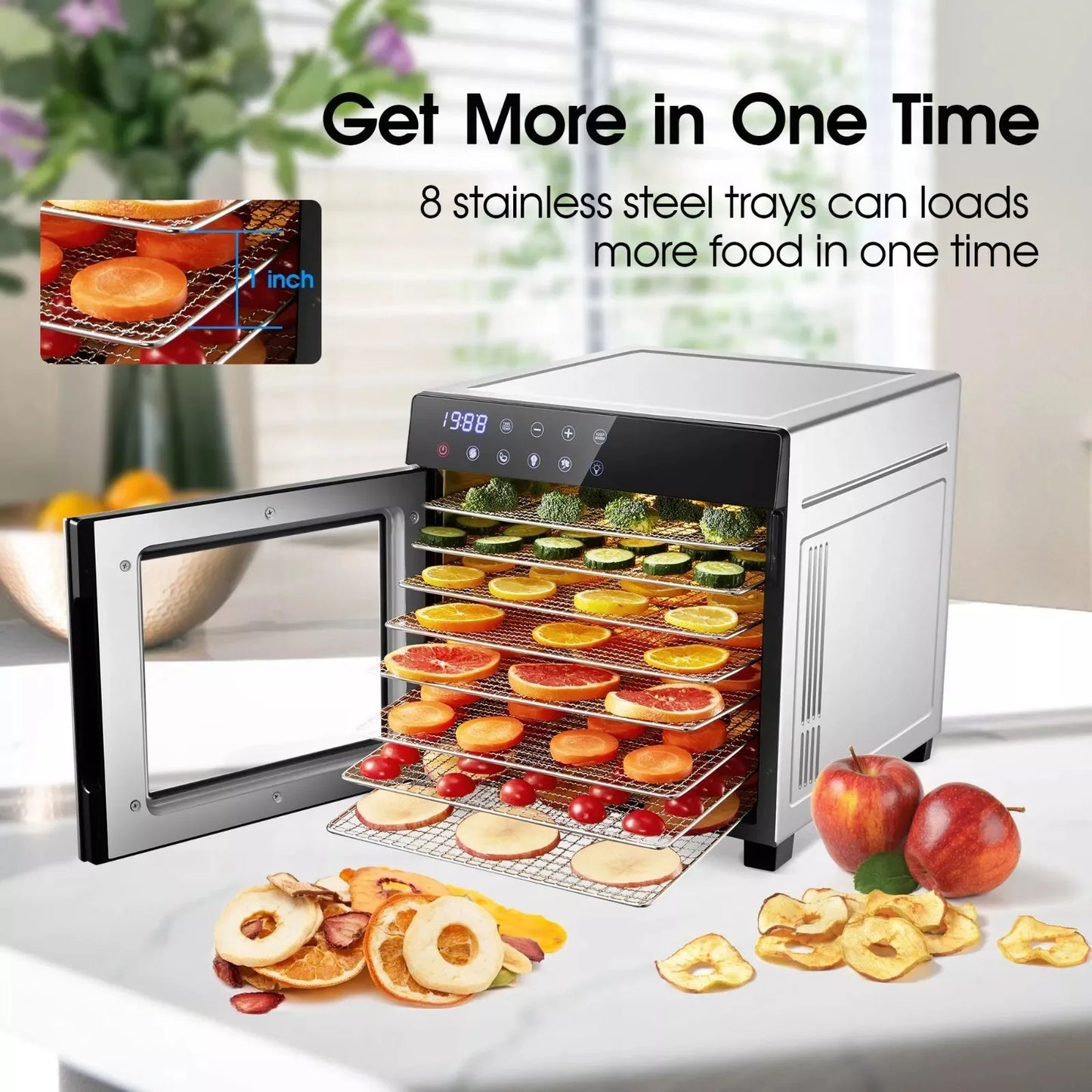 8-Tray Food Dehydrator