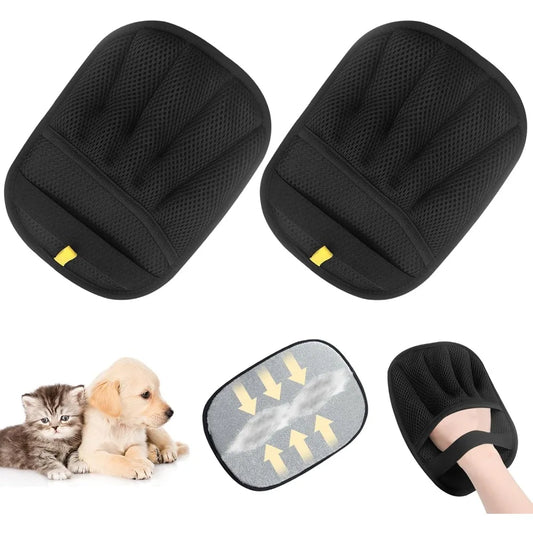 2 Pack Pet Hair Remover Gloves