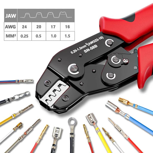Ratcheting Crimping Tool Set