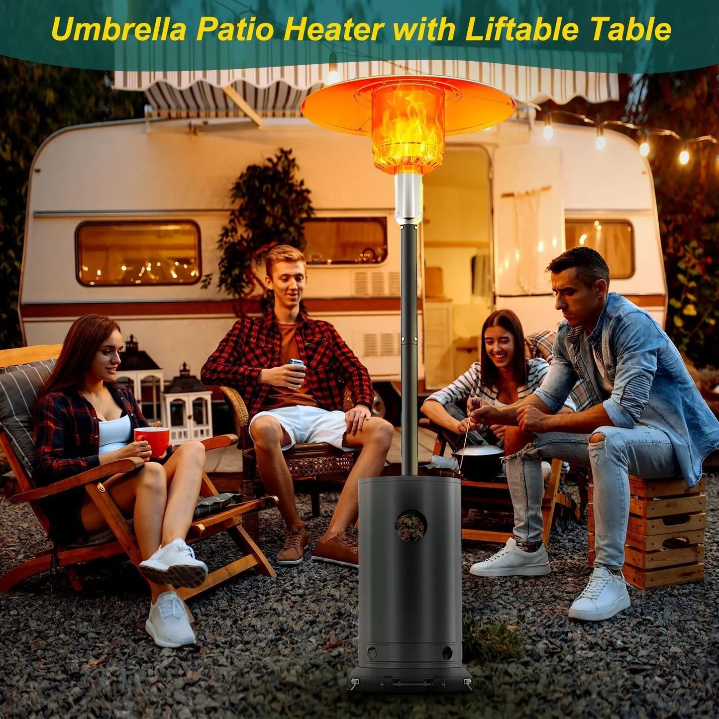 48000 BTU Propane Patio Heater