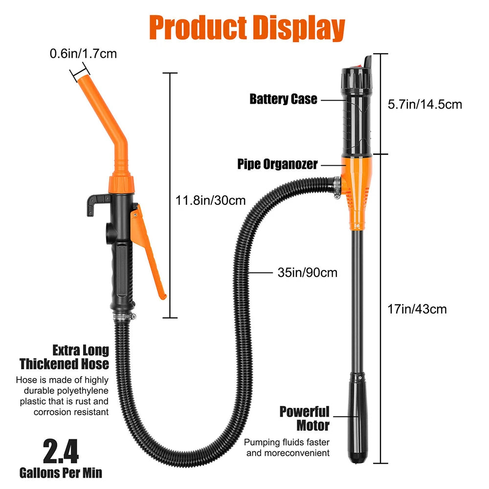 Electric Liquid Transfer Pump (Batteries Not Included)