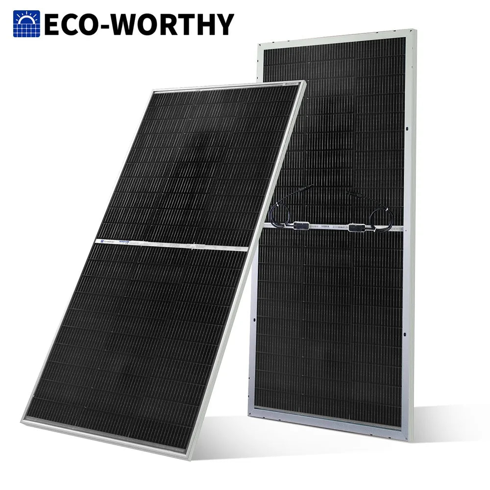 195W N-Type 18BB Bifacial Solar Panel
