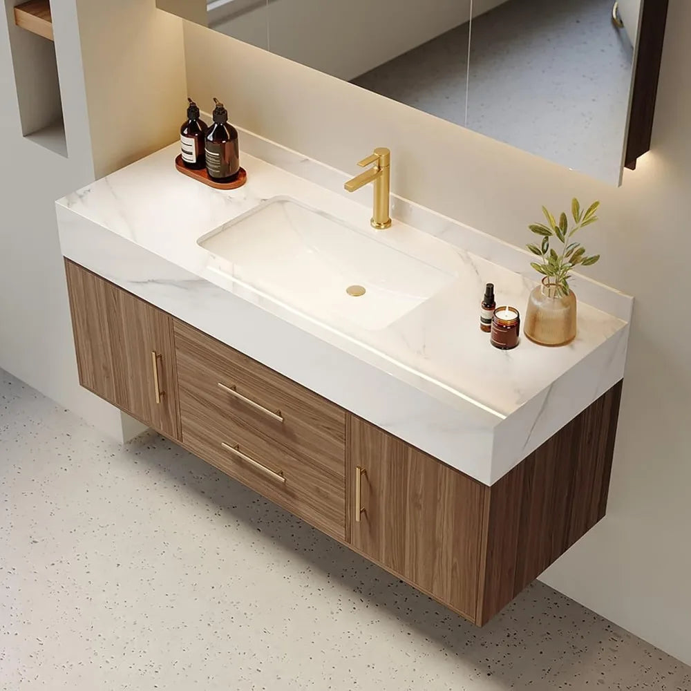 Modern 39" Floating Bathroom Vanity Set