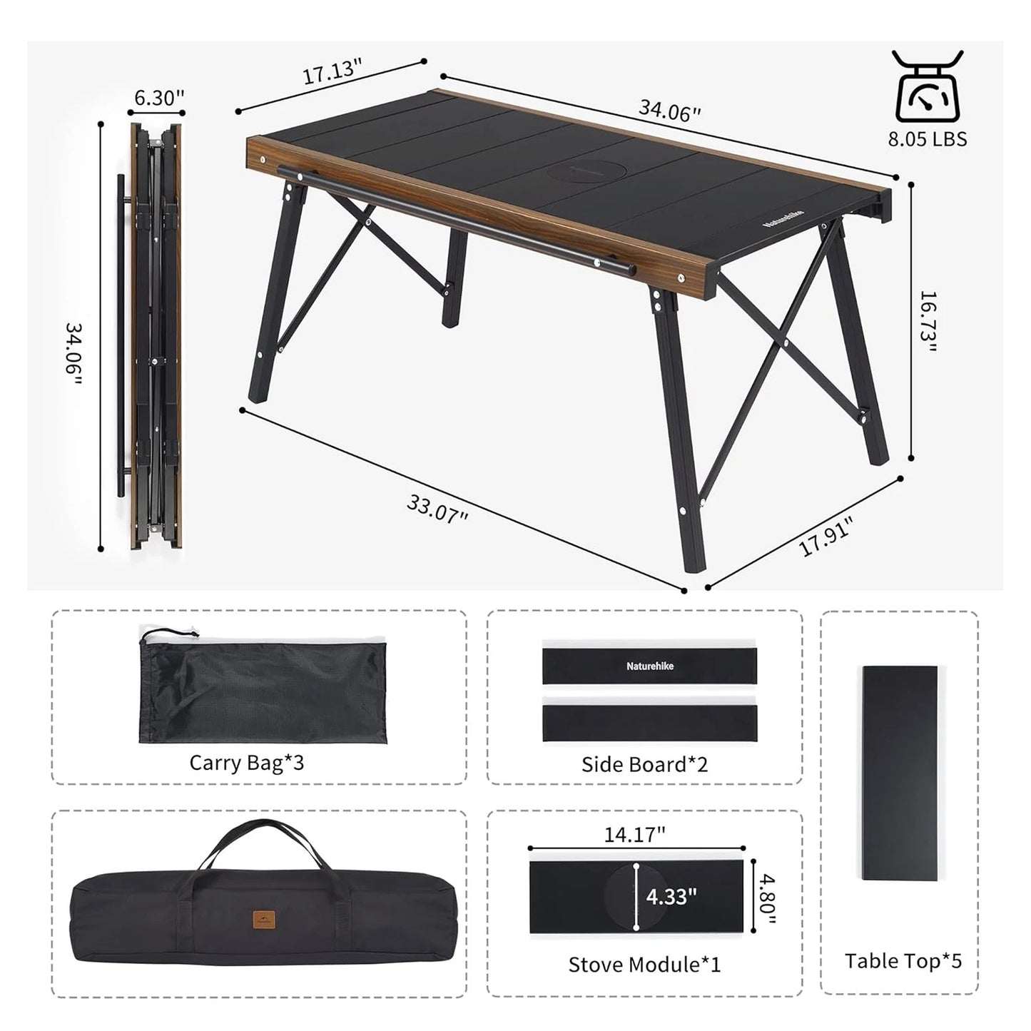 Camping Folding Aluminum Table