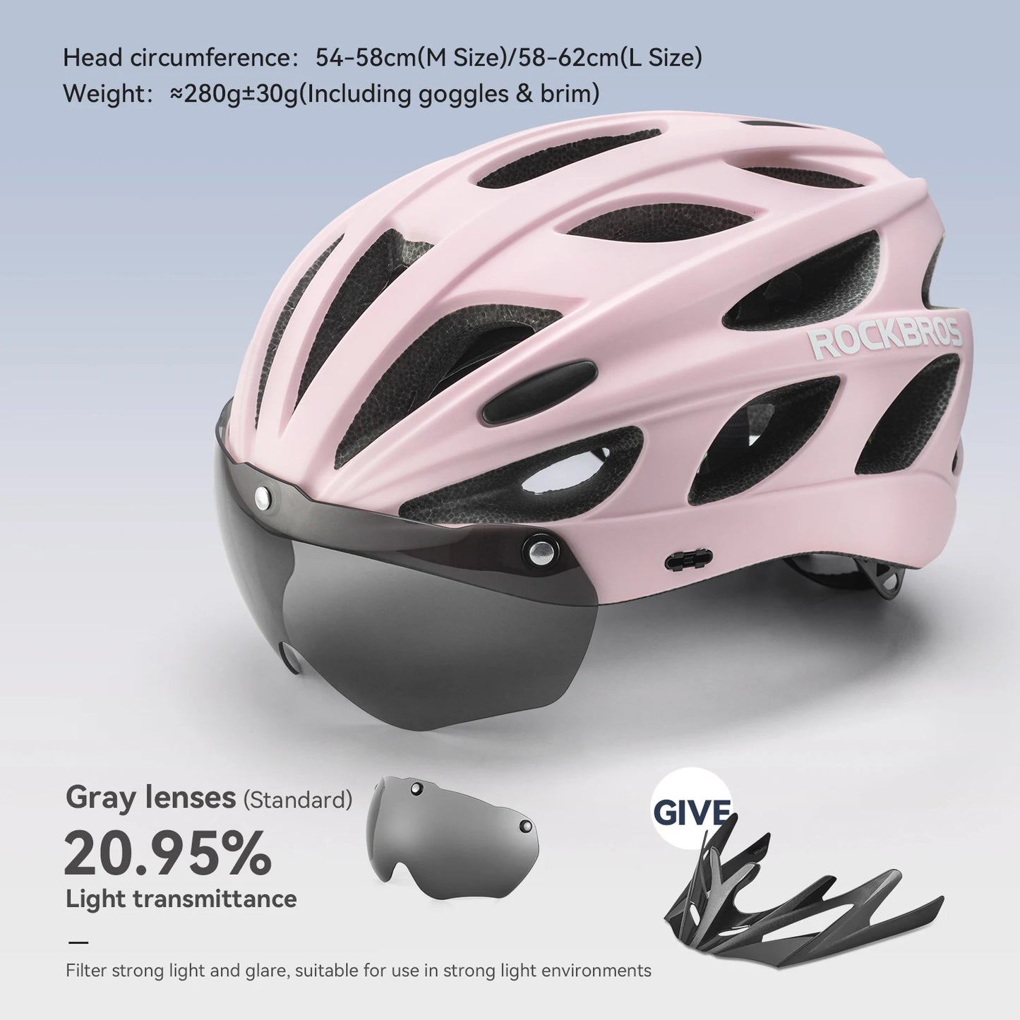 Cycling Helmet With Goggles