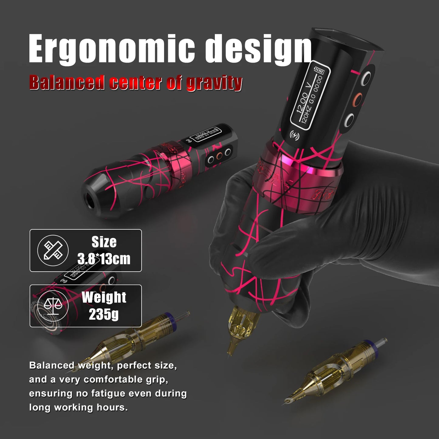 Wireless Rotary Tattoo Pen Kit