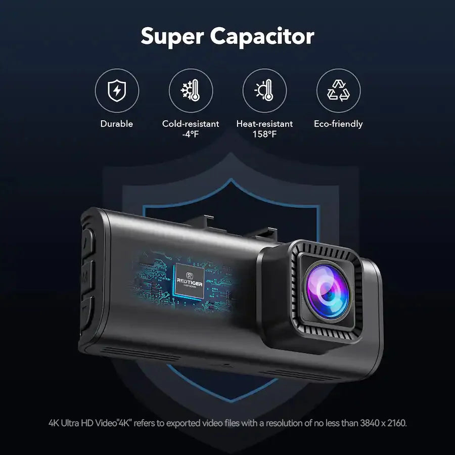 4K+1080P Dash Cam
