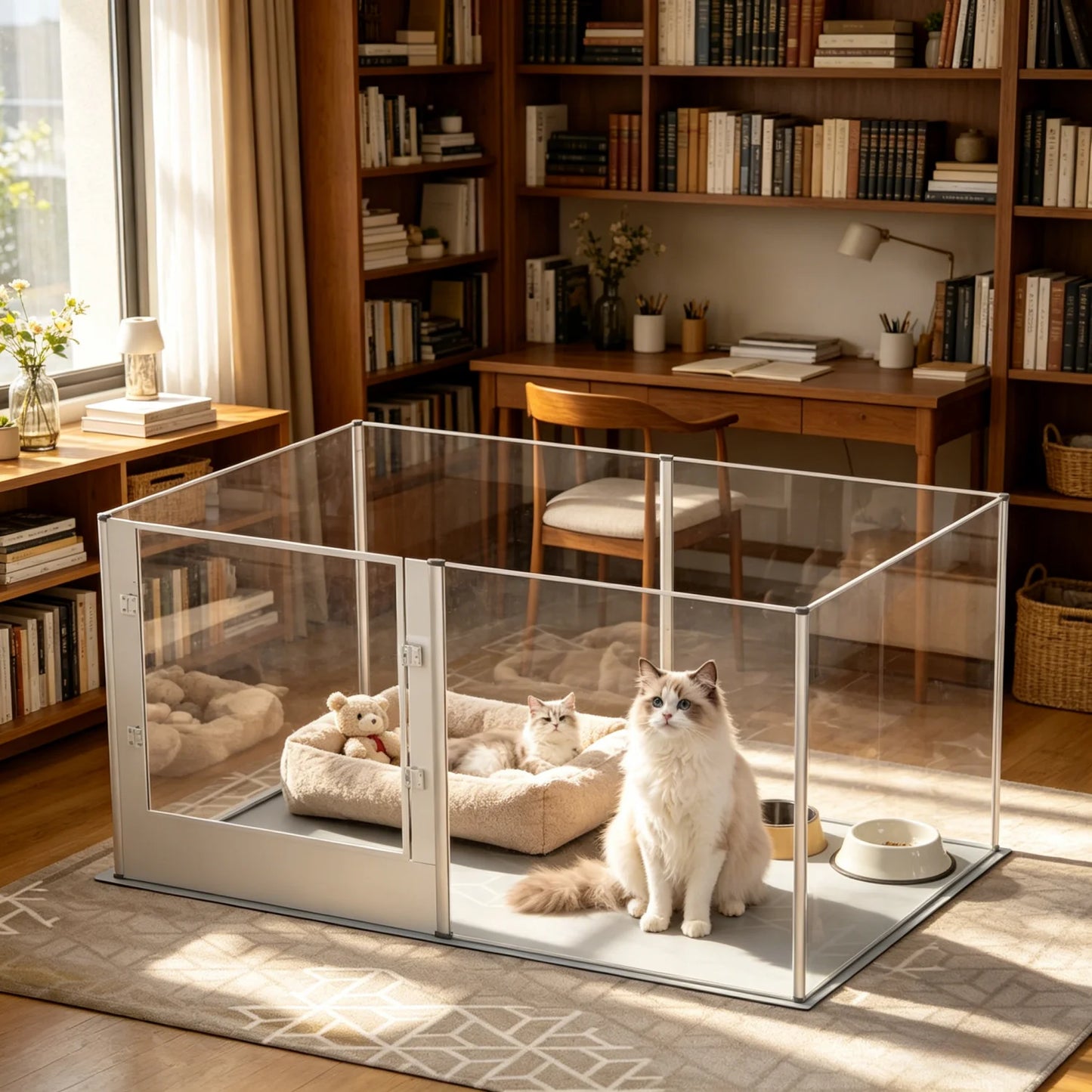 Large Acrylic Dog Playpen
